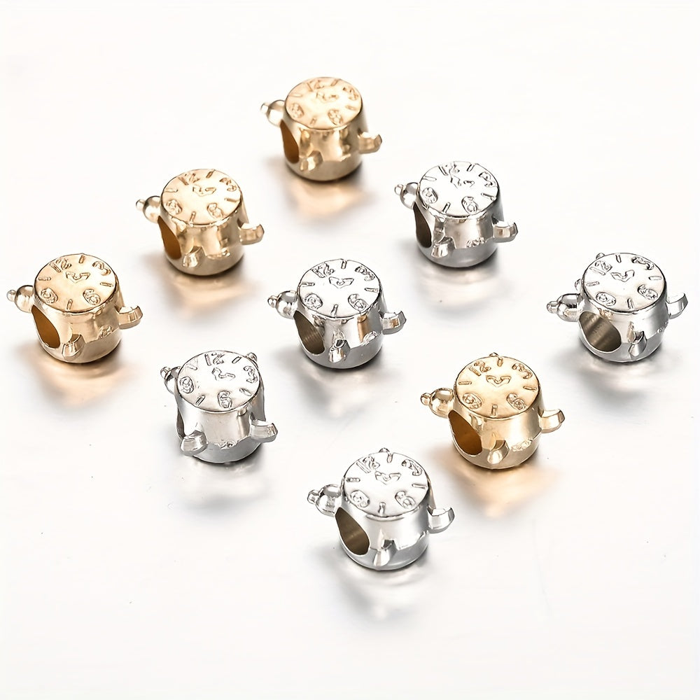 Time Clock CCB Big Hole Spacer Beads