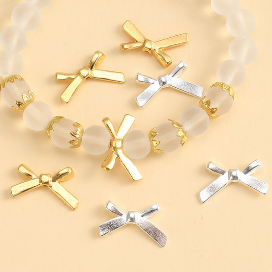 20pcs 12x20mm Bowknot Metal Pendants