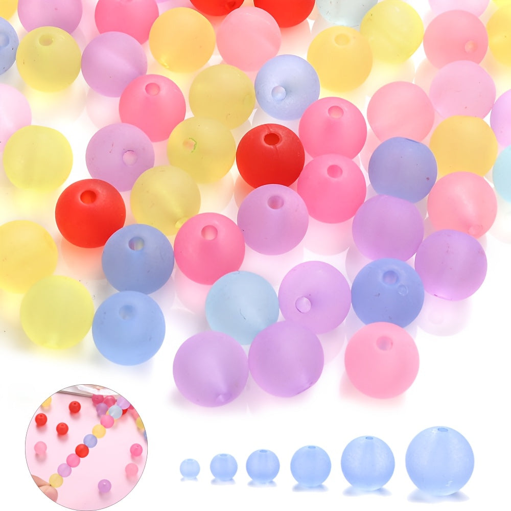Transparent Water Drop Rhinestone Inside Shiny Glass Beads Set