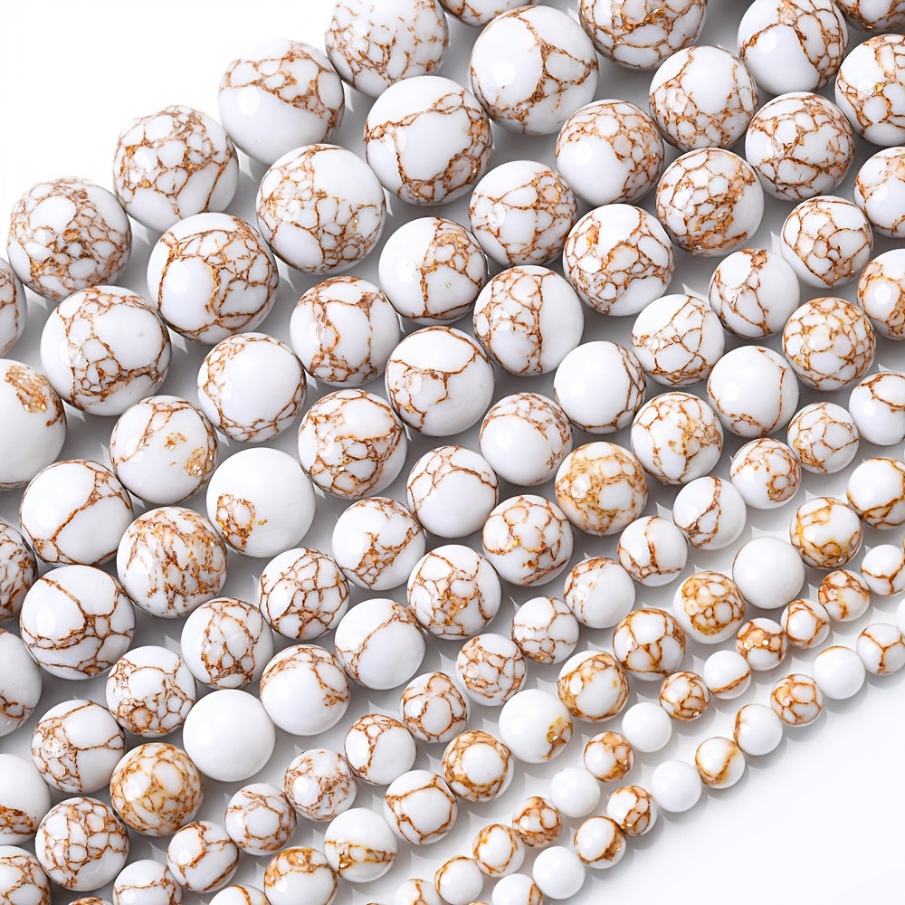 White Howlite Natural Stone Beads