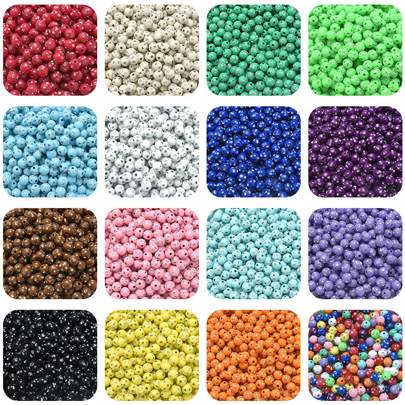4/6/8/10mm Rhinestone Rondelle Crystal Round Spacer Beads