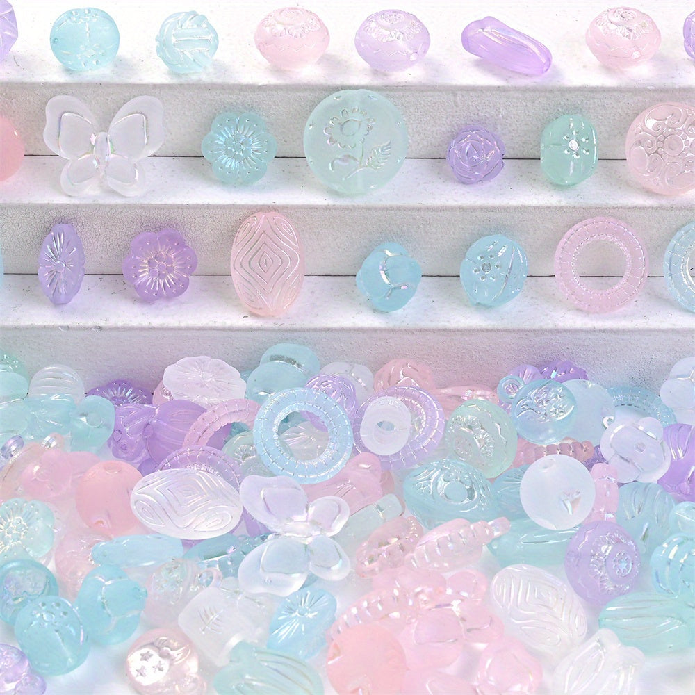 30g/Bag 6-18mm Irregular Candy Acrylic Beads