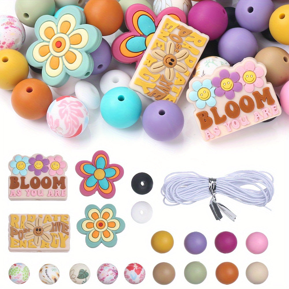 Cartoon Cow Brown Series Silicone Focal Beads