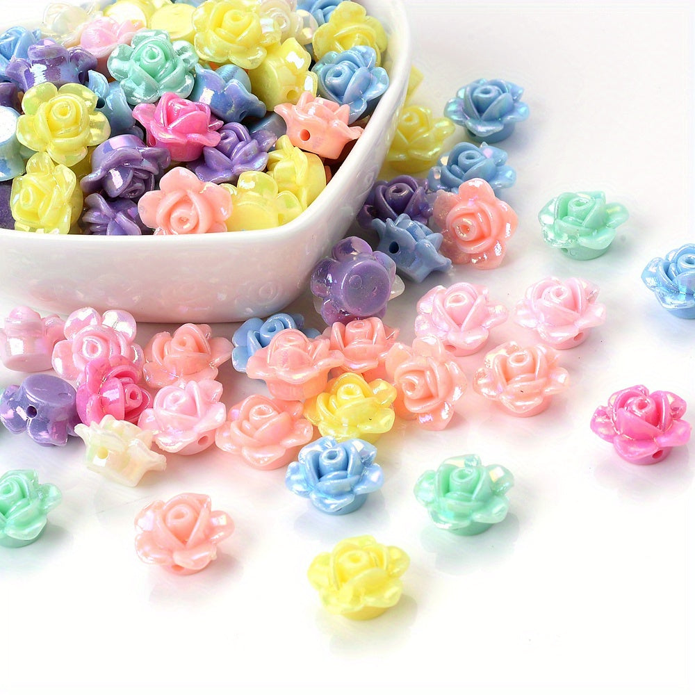 Macaron Color Small Acrylic Round Spacer Beads