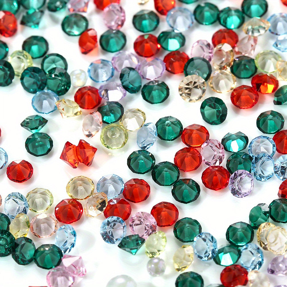 16mm Mix Christmas Acrylic Spacer Beads