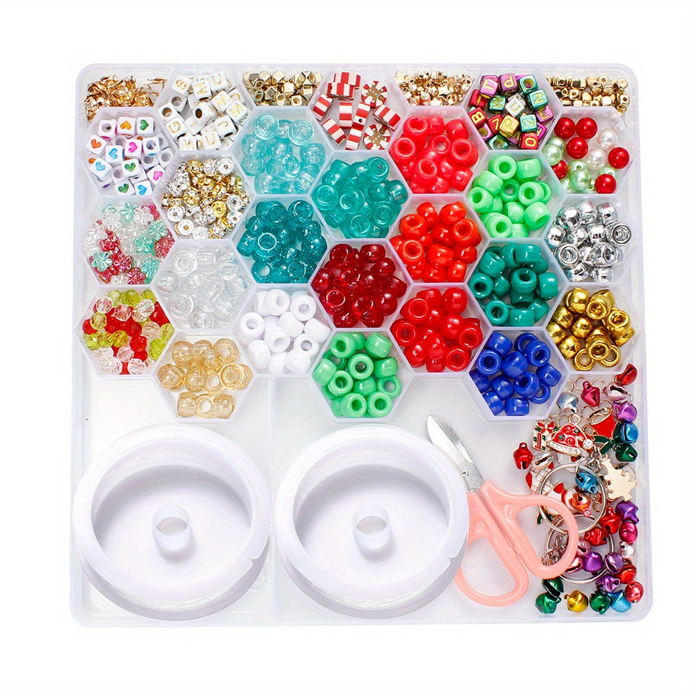 775pcs Acrylic Clay Beads Set