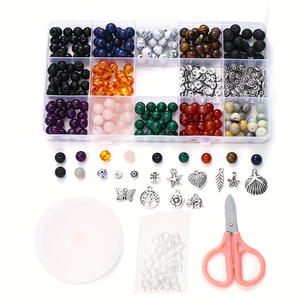 Resin Shiny Spacer Beads with Rhinestone