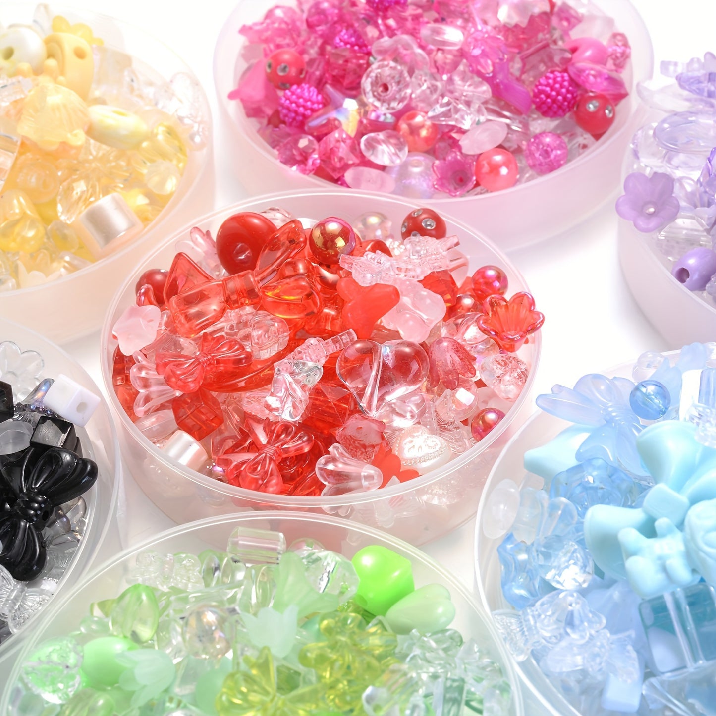 Mixed Acrylic Beads
