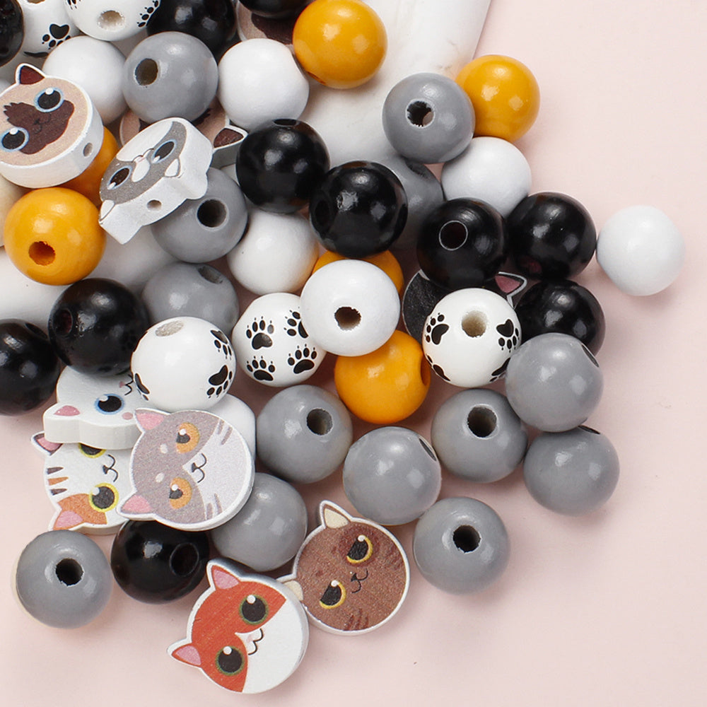 Gradient Acrylic Cross Spacer Beads