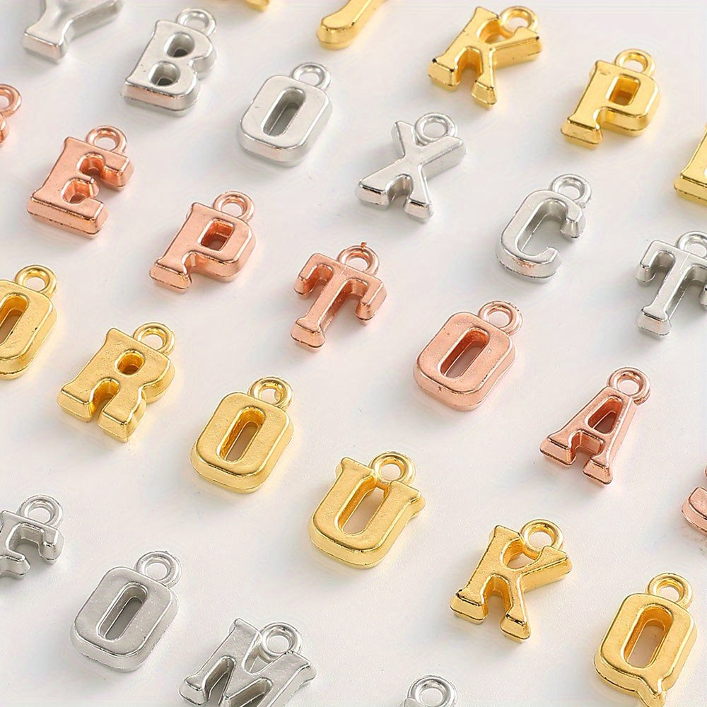 12x13mm Gold Color CCB Heart Charm Pendant Beads Set