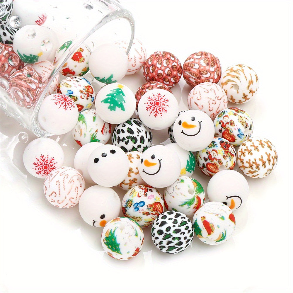 Christmas Series Silicone Beads