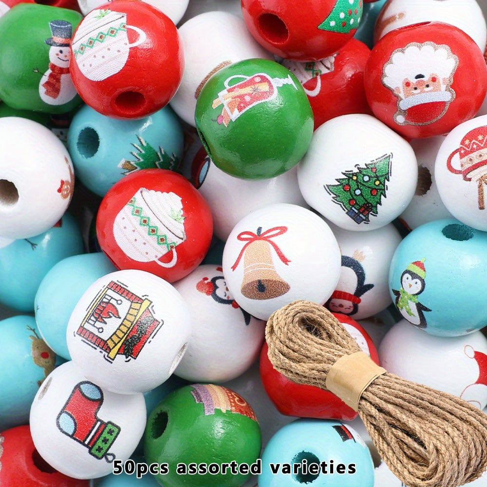 Mini Christmas Resin Beads Without Hole