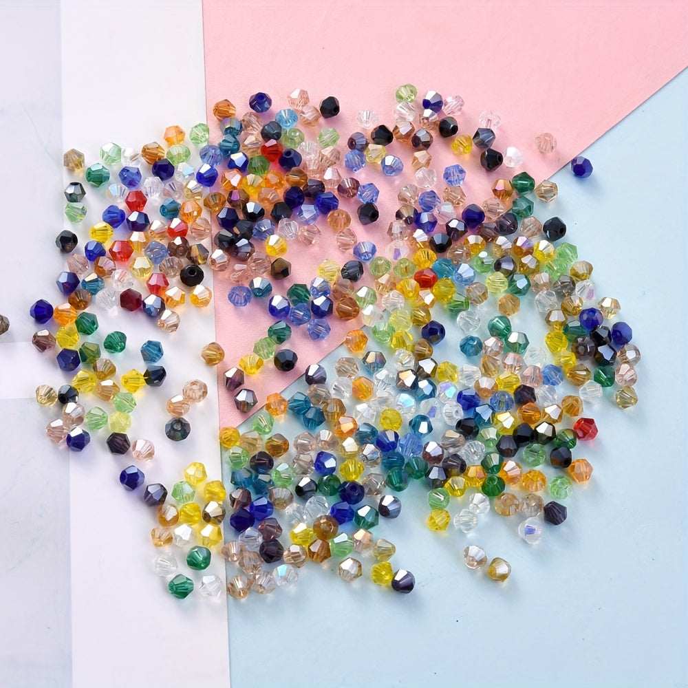 9mm Colorful Heart Love Acrylic Loose Spacer Beads Set