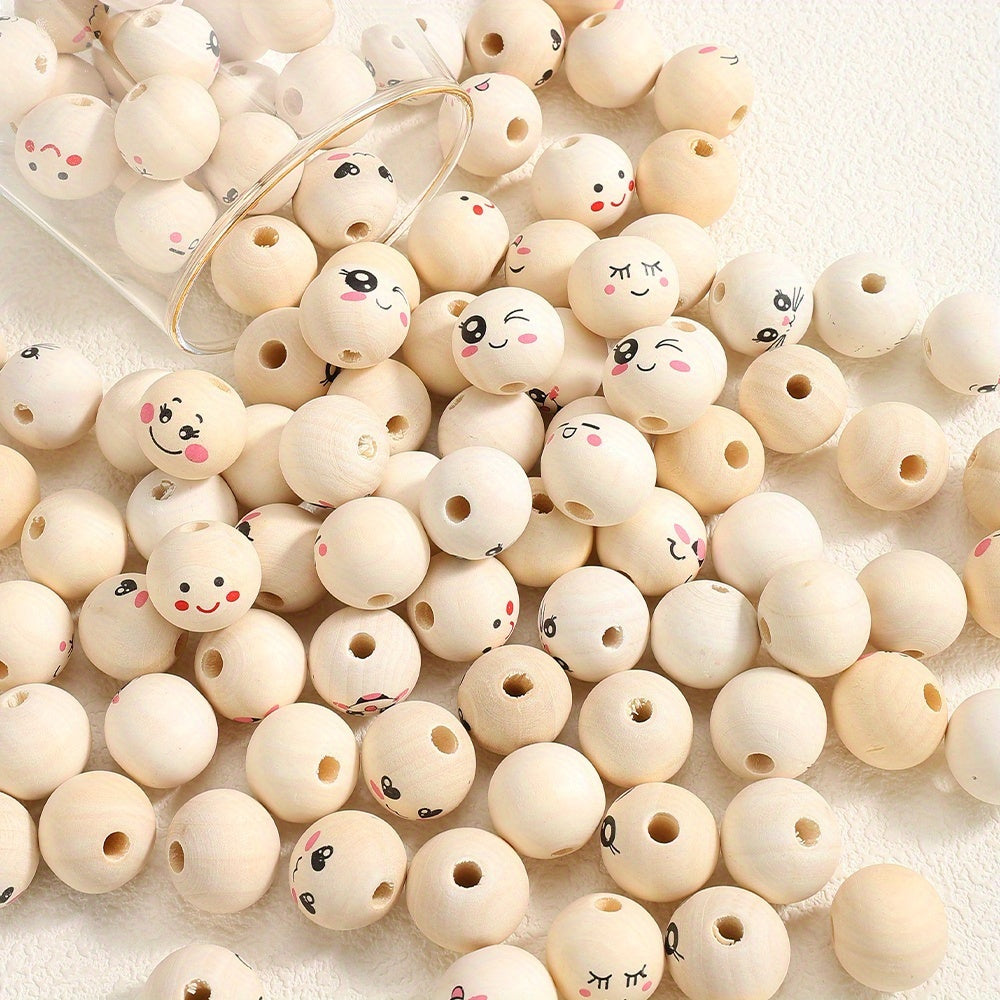 Brown Round Natural Wooden Beads