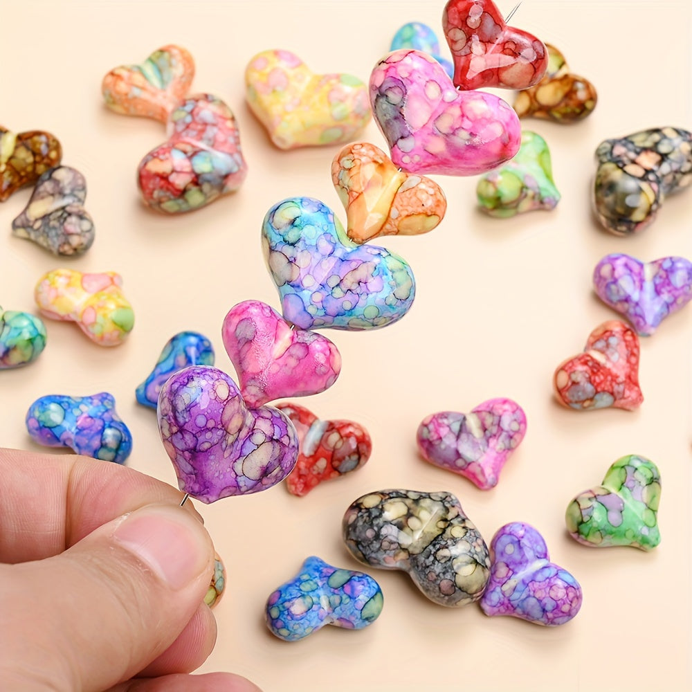 Easter Multicolor Acrylic Rabbit Bunny Spacer Beads Set