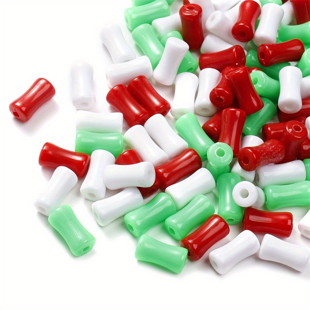 Christmas Bamboo Acrylic Beads