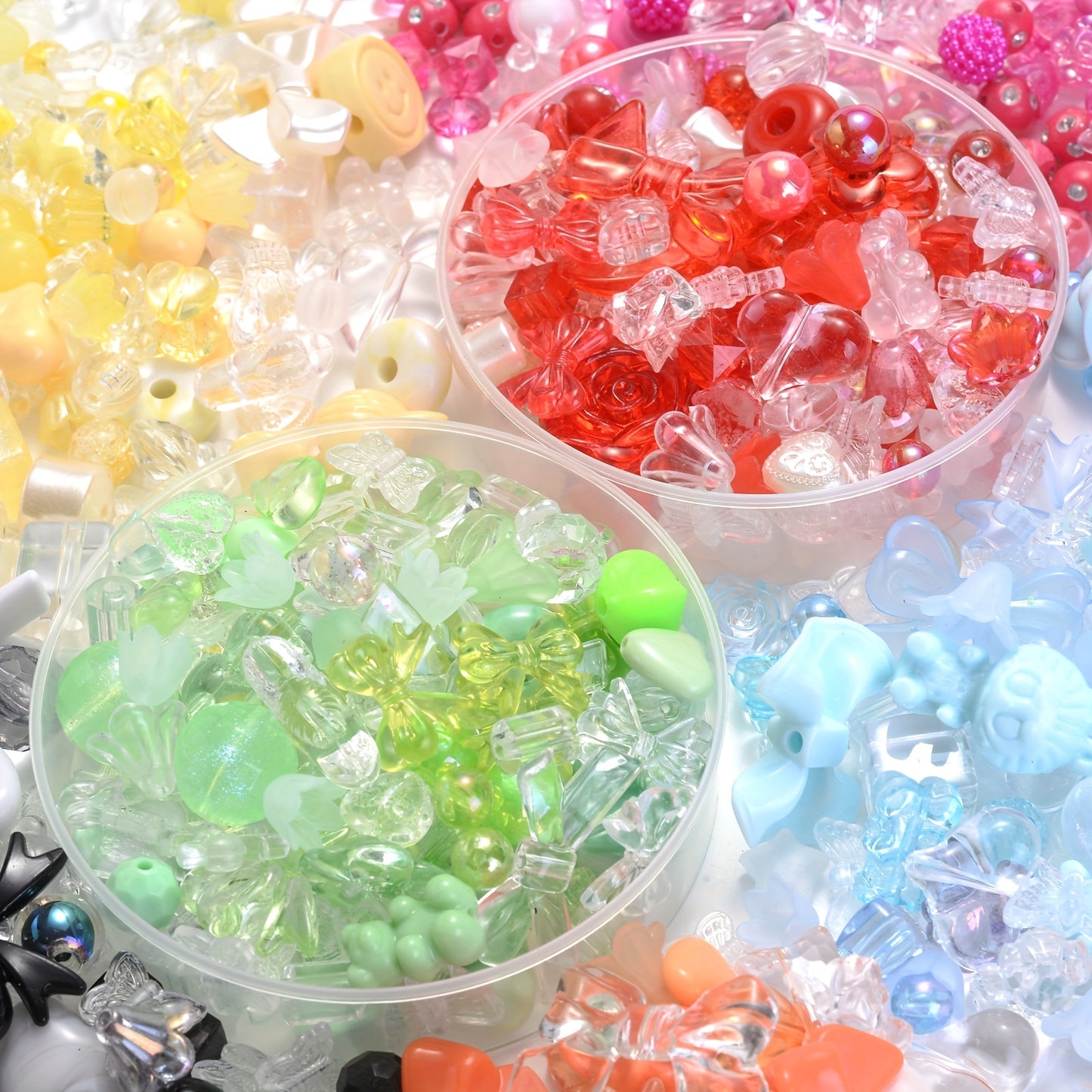 50g/Pack Acrylic Baroque Beads Create Your Own Unique Jewelry Perfect for DIY Projects and Christmas Gifts