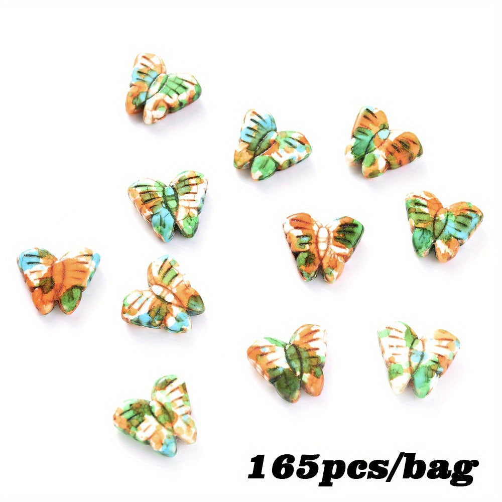 Gradient Butterfly Spacer Beads