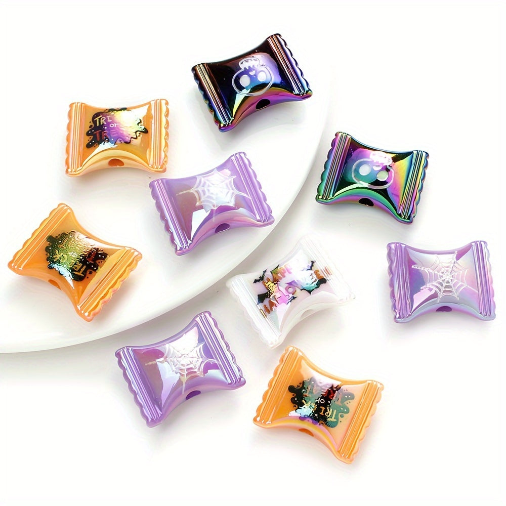 Halloween Color Series Acrylic Round Beads