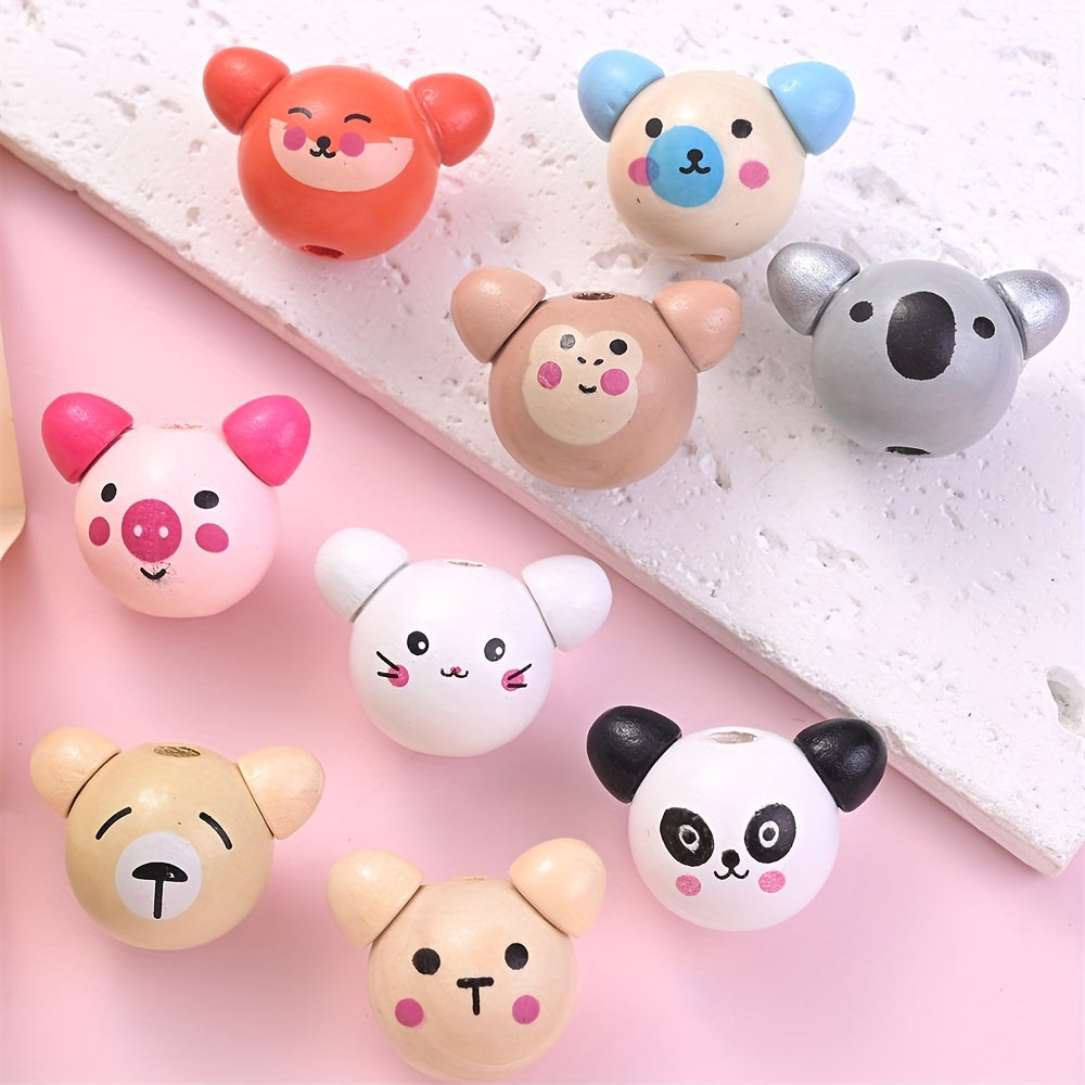 10pcs 20x27mm Cute Animal Focal Beads