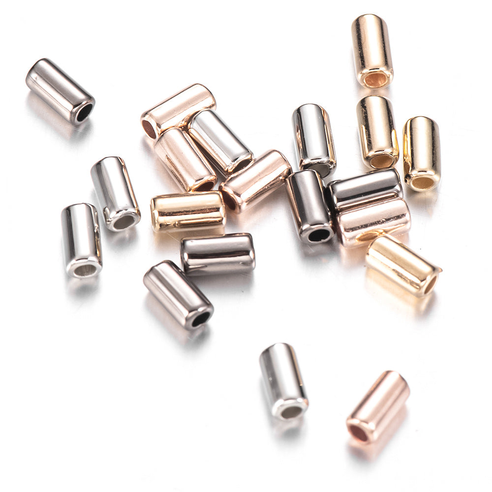 800pcs 3x6mm Cylindrical Tube CCB Beads