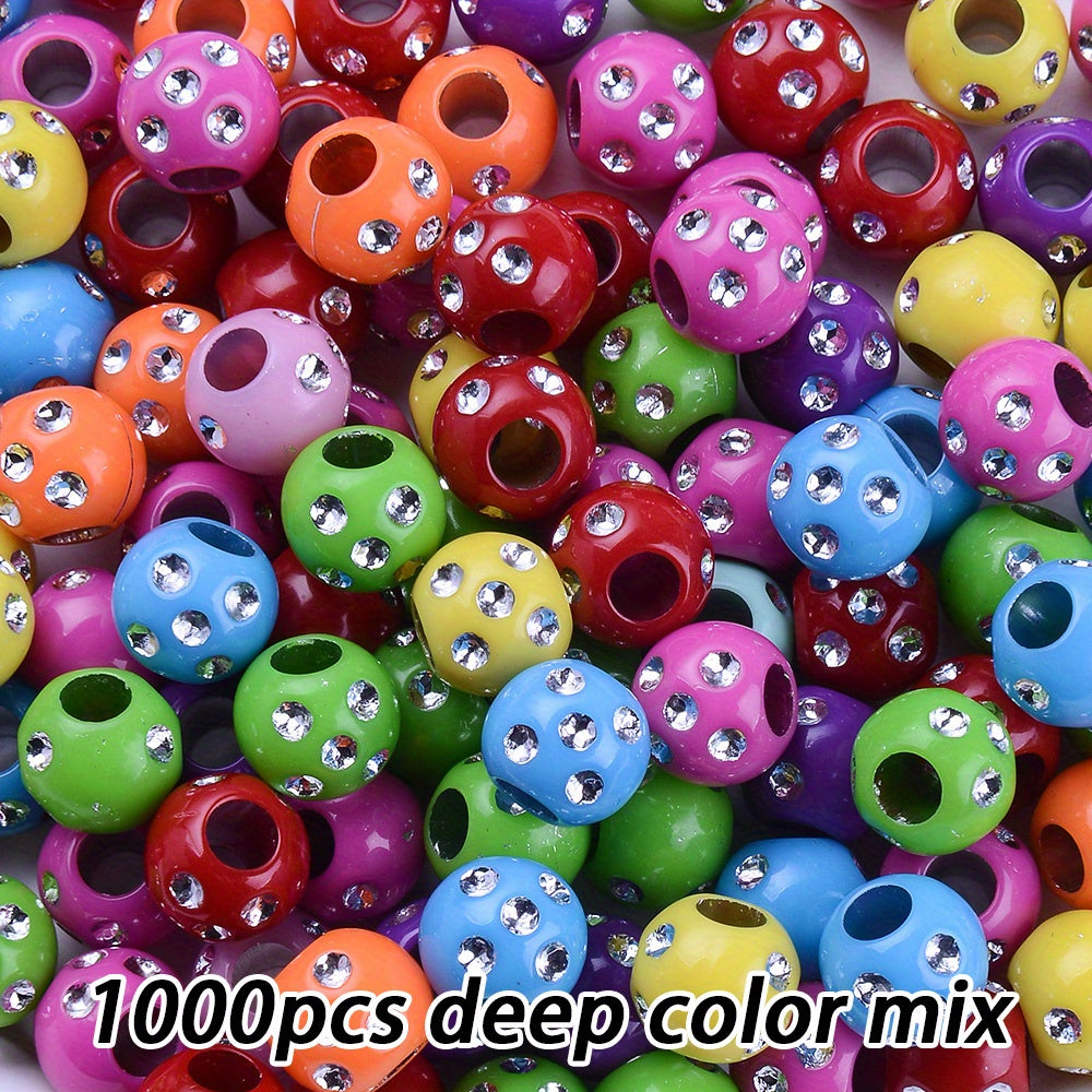 Shiny Acrylic Assorted Jewelry Beads