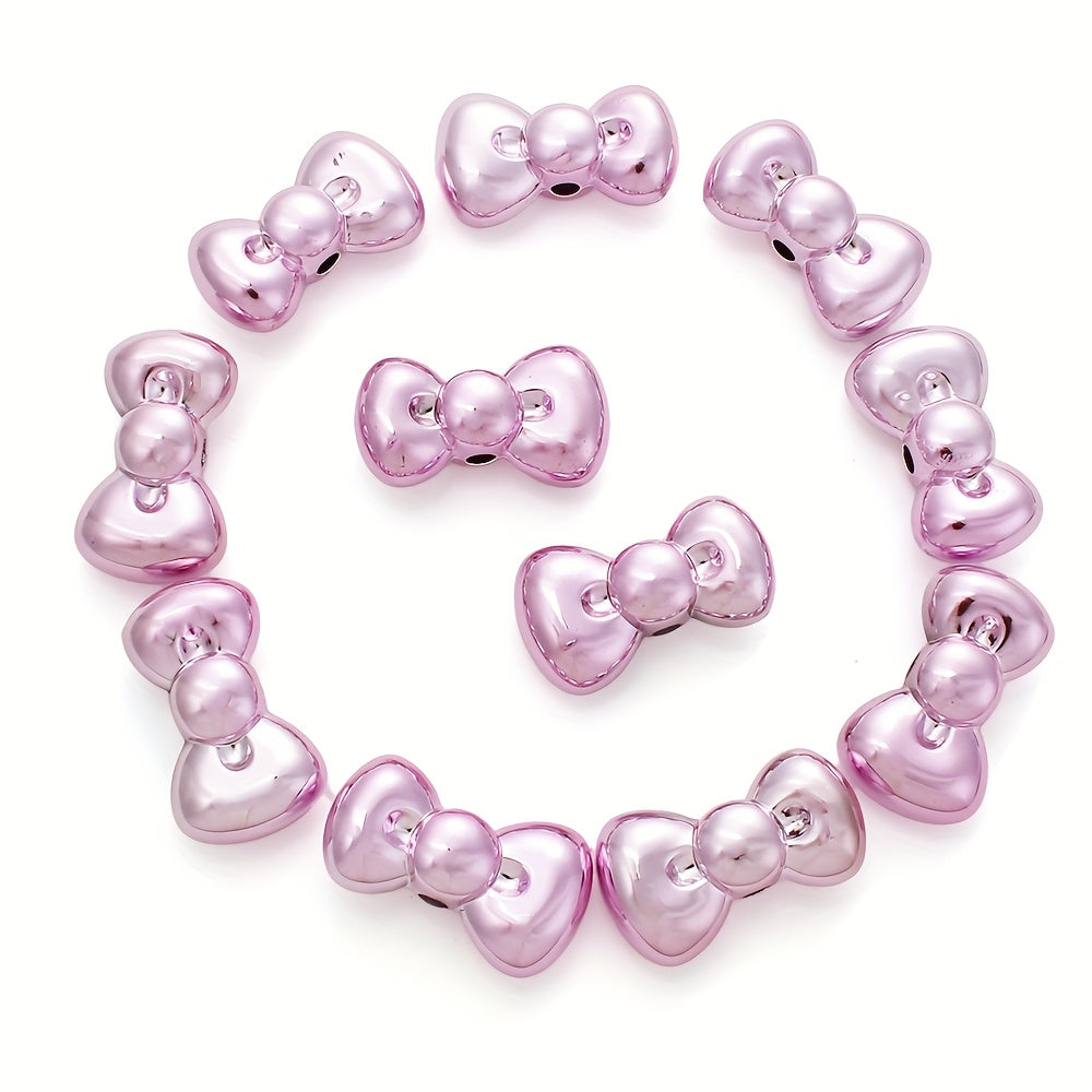 15x26mm Christmas Bowknot Spacer Beads