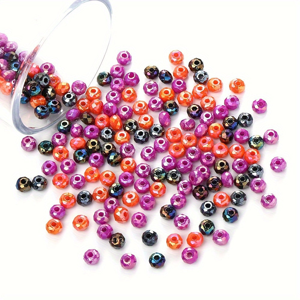 500pcs 6mm Halloween Wheel Shaped Acrylic Beads