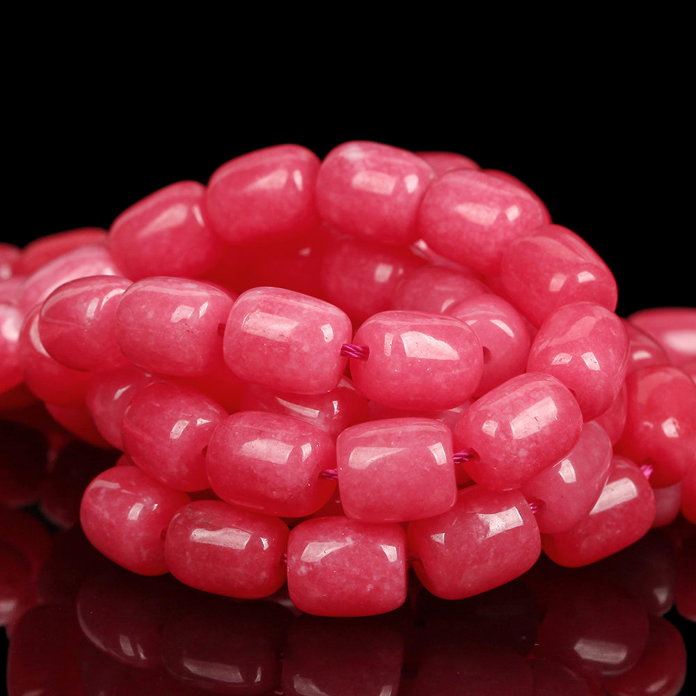 8 × 12mm Rhodonite Natural Stone Spacer Beads