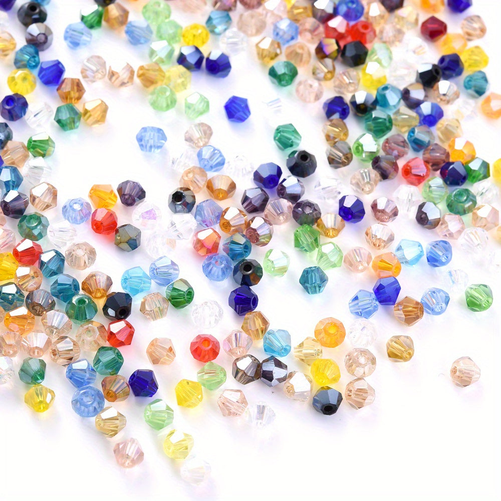 4mm AB Faceted Artificial Crystal Beads