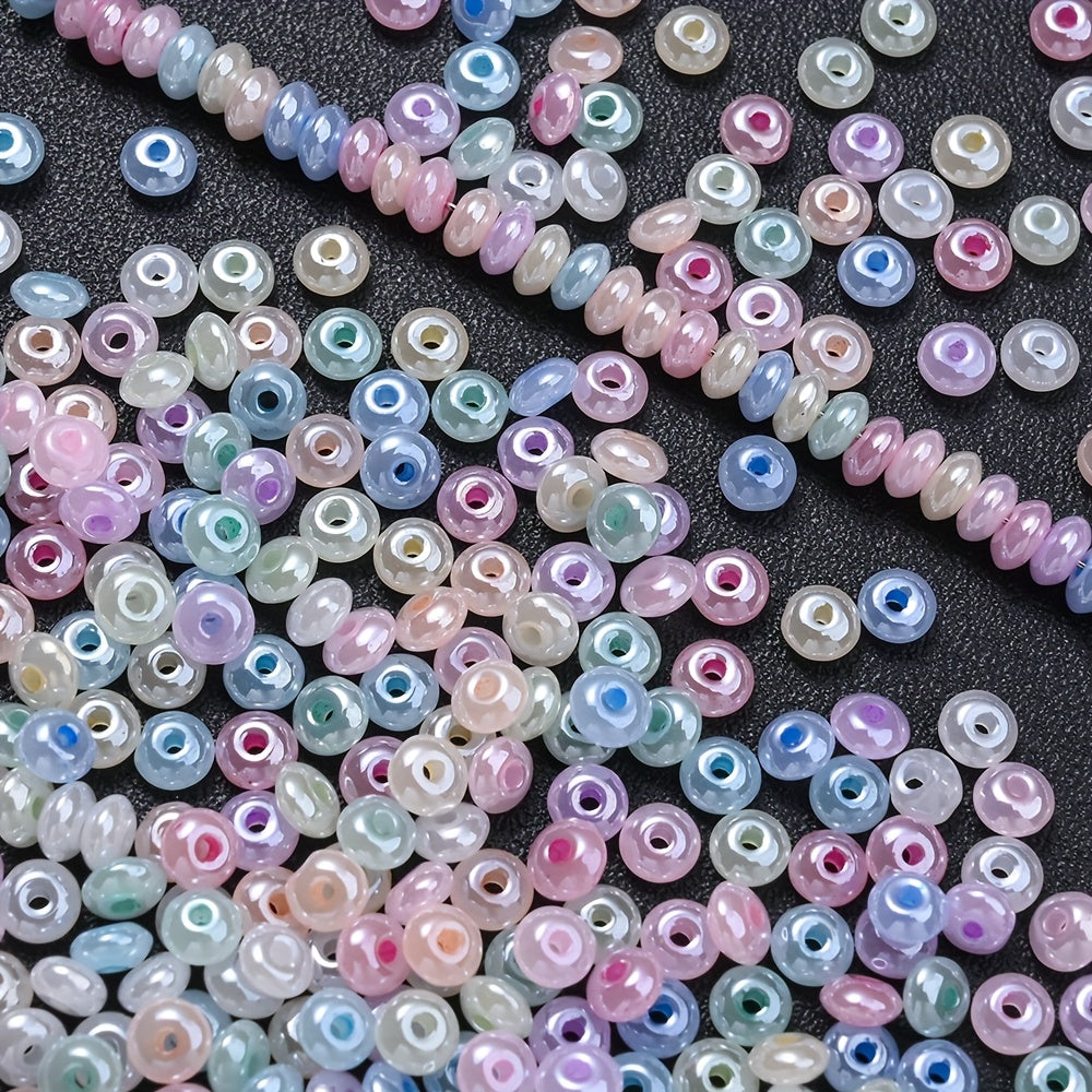 5mm Colorful Glass UFO Rice Beads