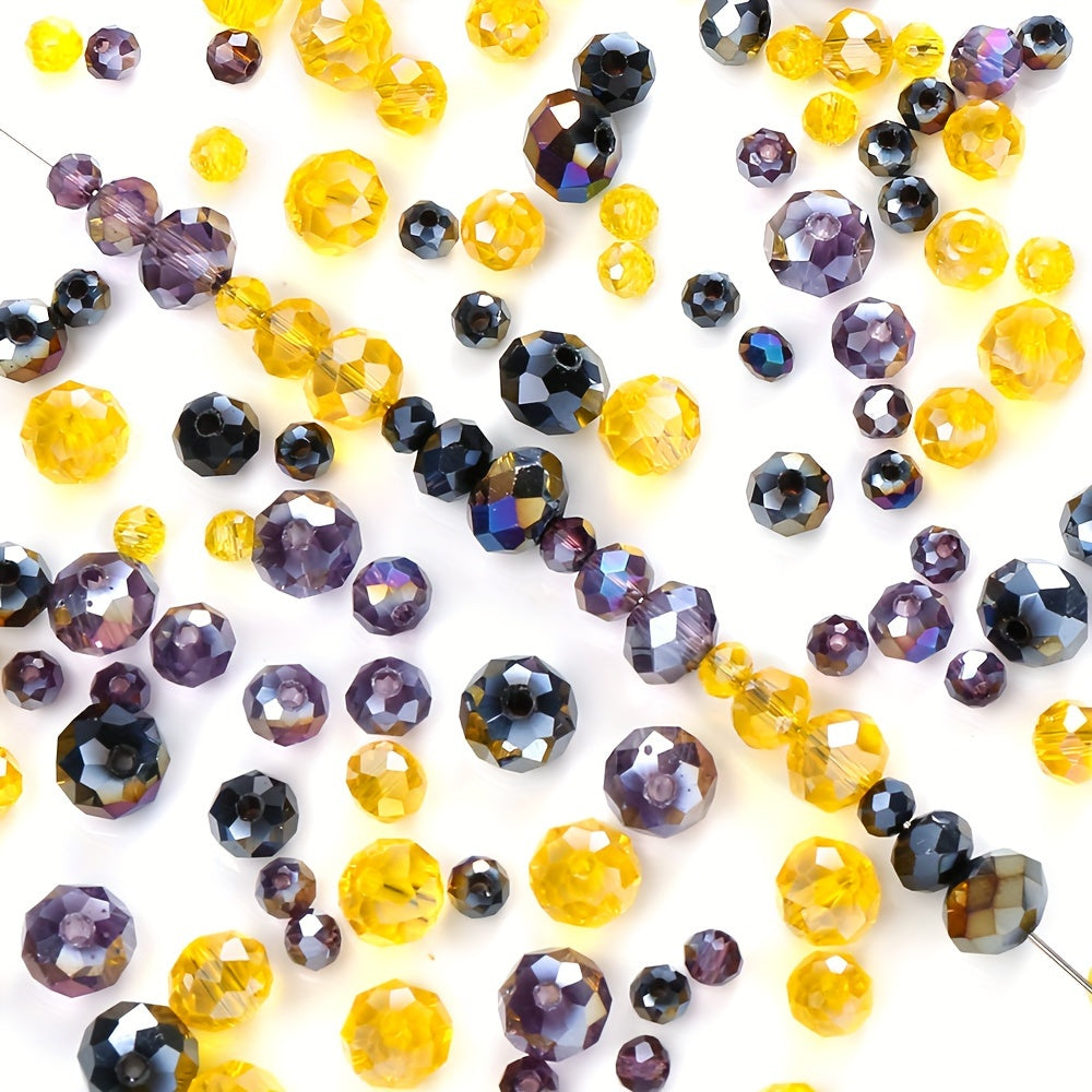 1350pcs 4/6/8mm Faceted Artificial Crystal Beads