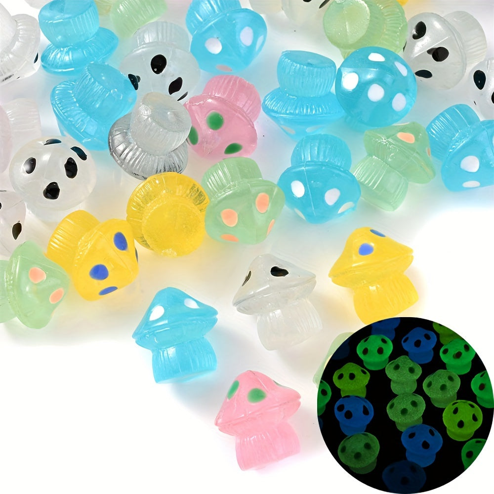 Fig Fruit Shiny Glow in the Dark Ball Pendant Beads