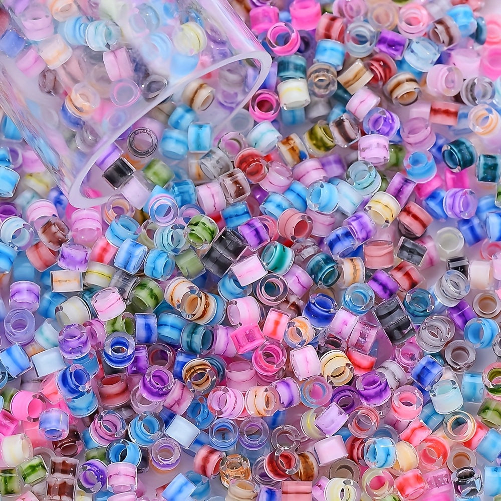 2.5mm Transparent Glass Rice Beads