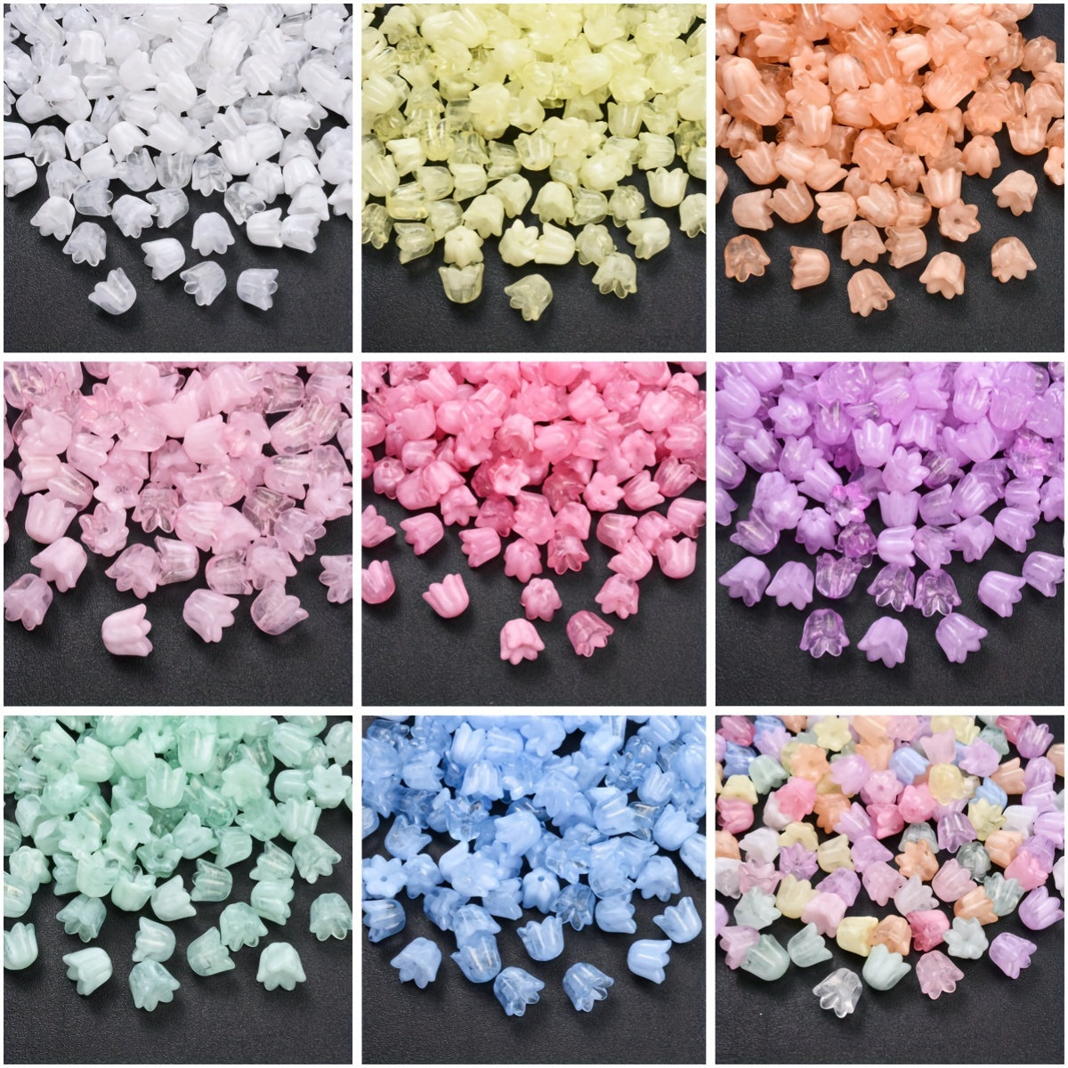 Silvery Butterfly Wings Spacer Beads