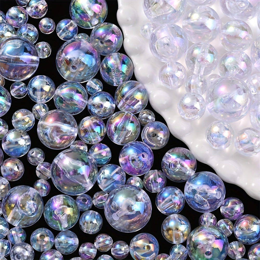Assorted Colors Cat Eye Glass Rice Beads