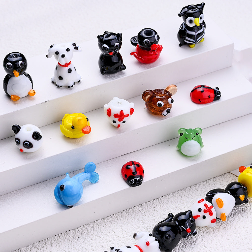 Golden and Silvery CCB Plastic Bone Spacer Beads