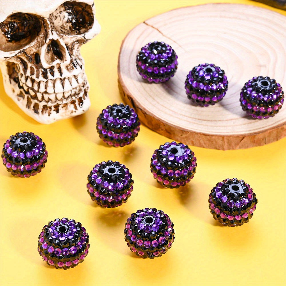 20mm Halloween Rhinestone Ball Beads