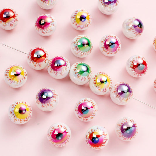 Spooky Eyeball Acrylic Beads