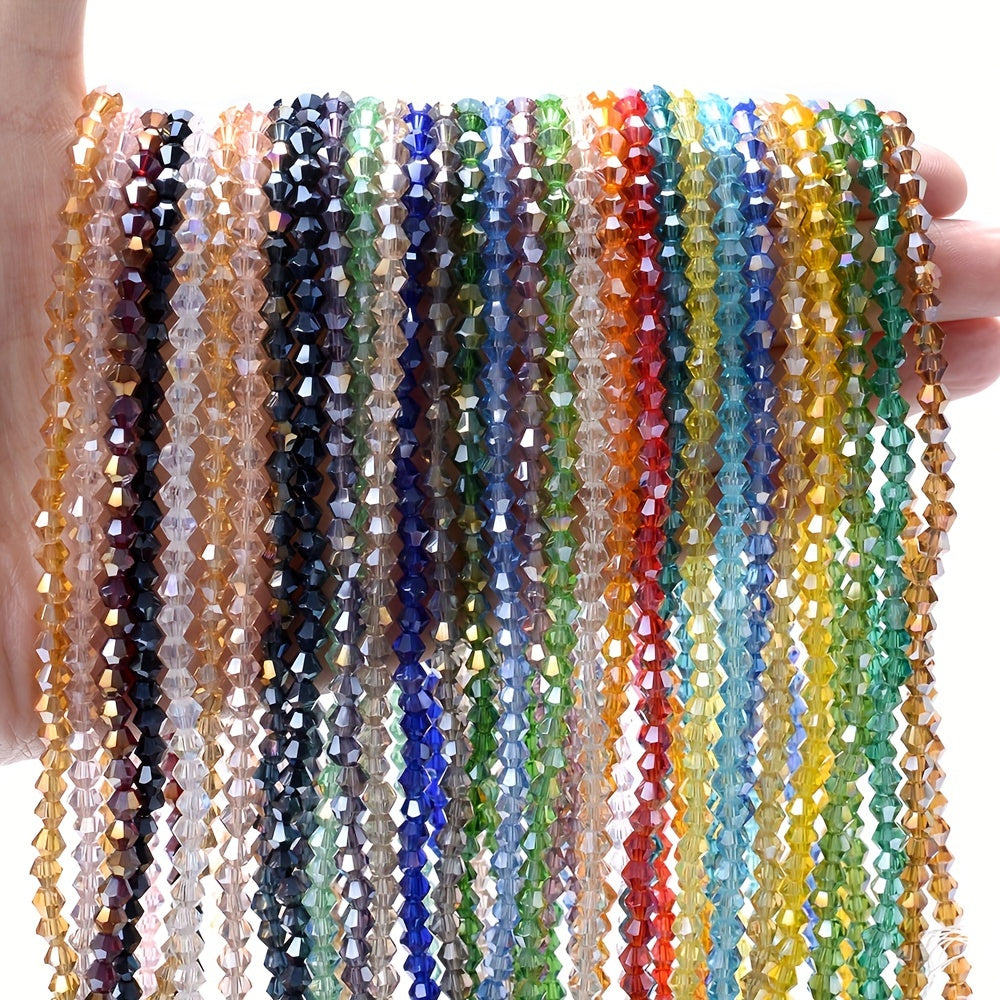 200pcs 4mm Faceted Artificial Crystal Beads