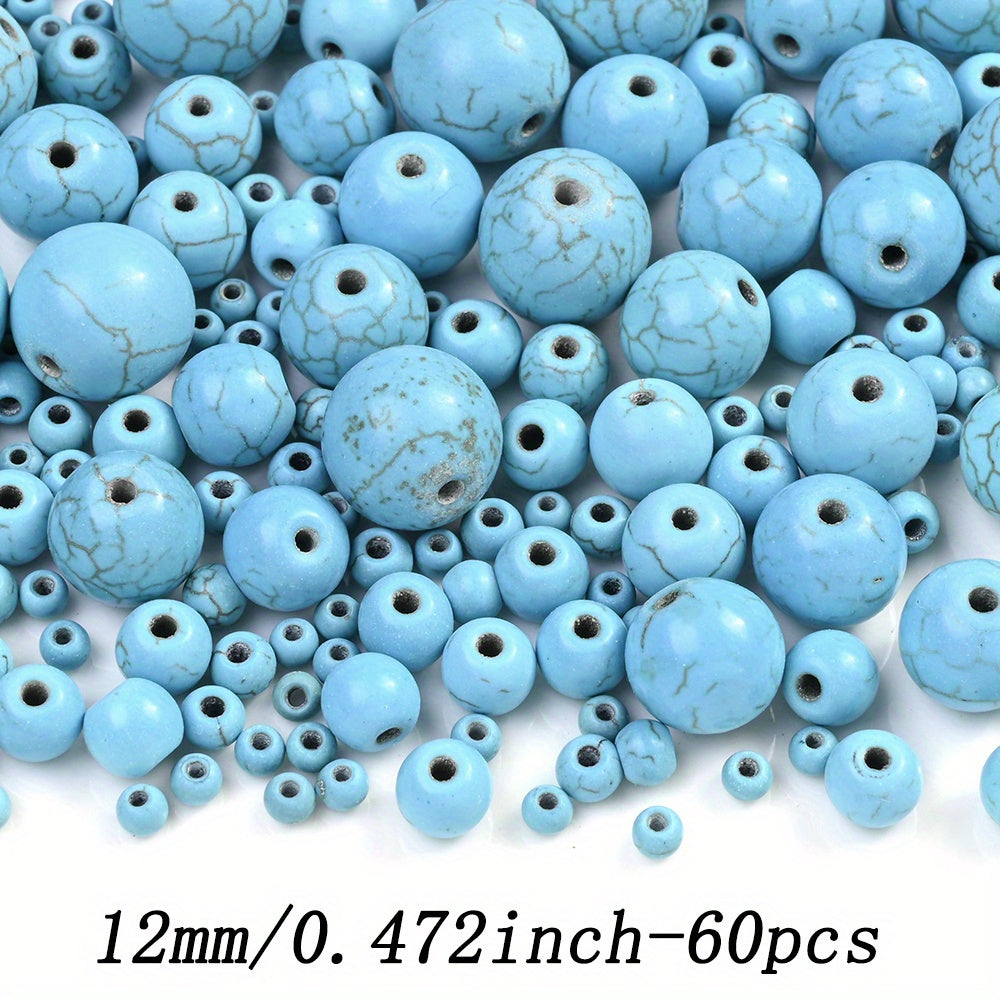 Round Turquoise Stone Beads