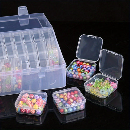 Transparent Beads Storage Box Set