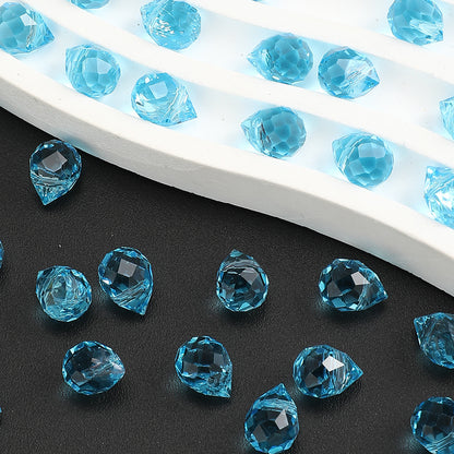 8x10mm Strawberry Water Drop Glass Beads