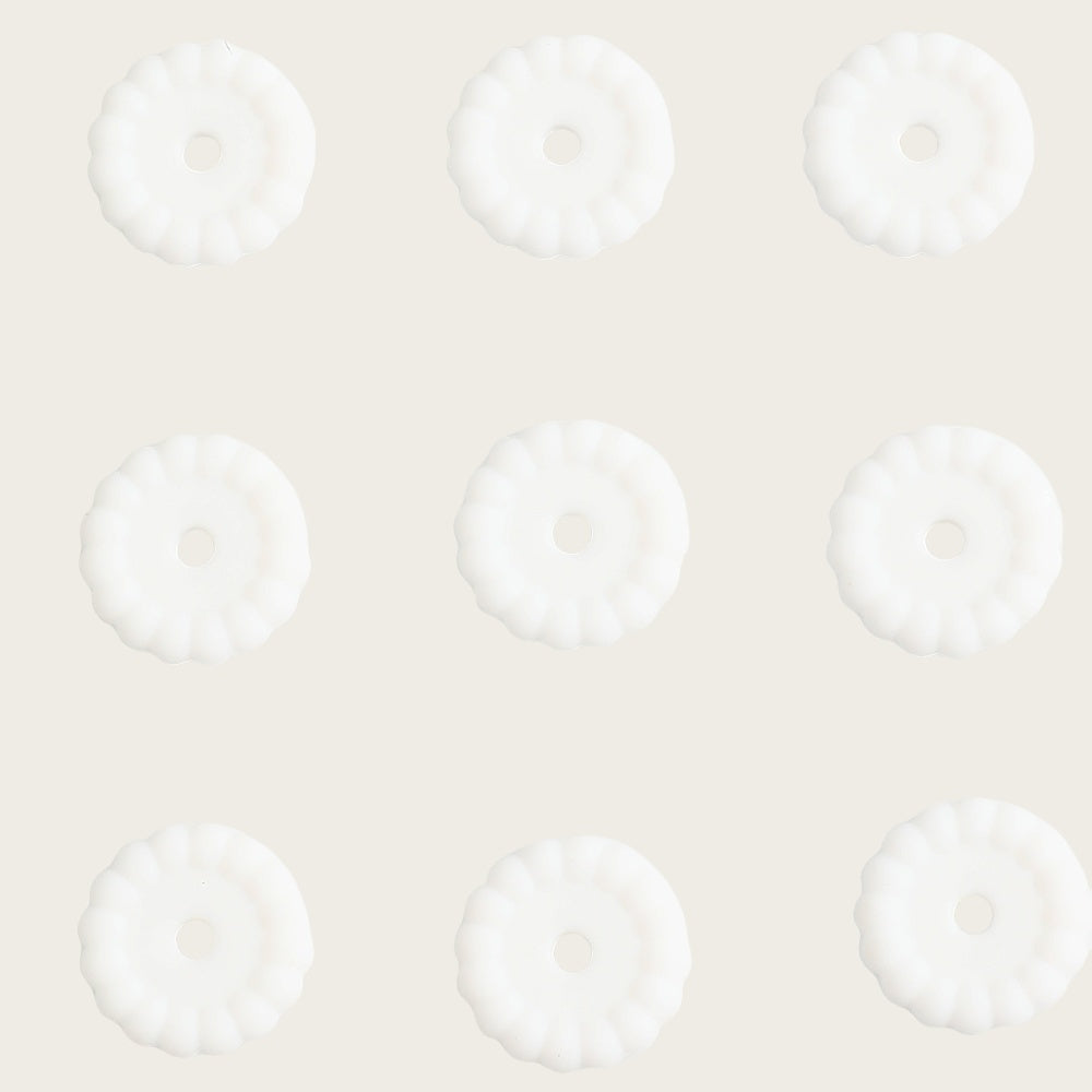 10pcs 12/15mm Silicone Disc Beads