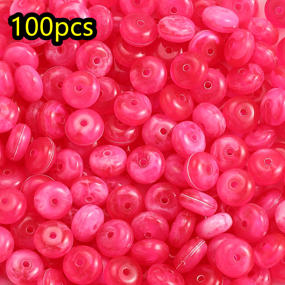Yellow Lemon Acrylic Beads