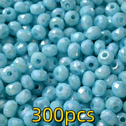 Gradient Shiny Mushroom Flatback Beads