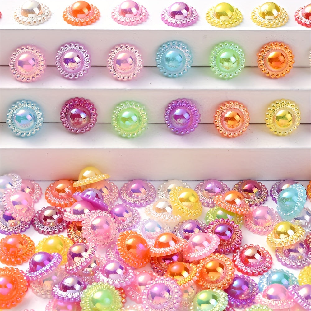 Mix Color Square Cube Acrylic Spacer Beads