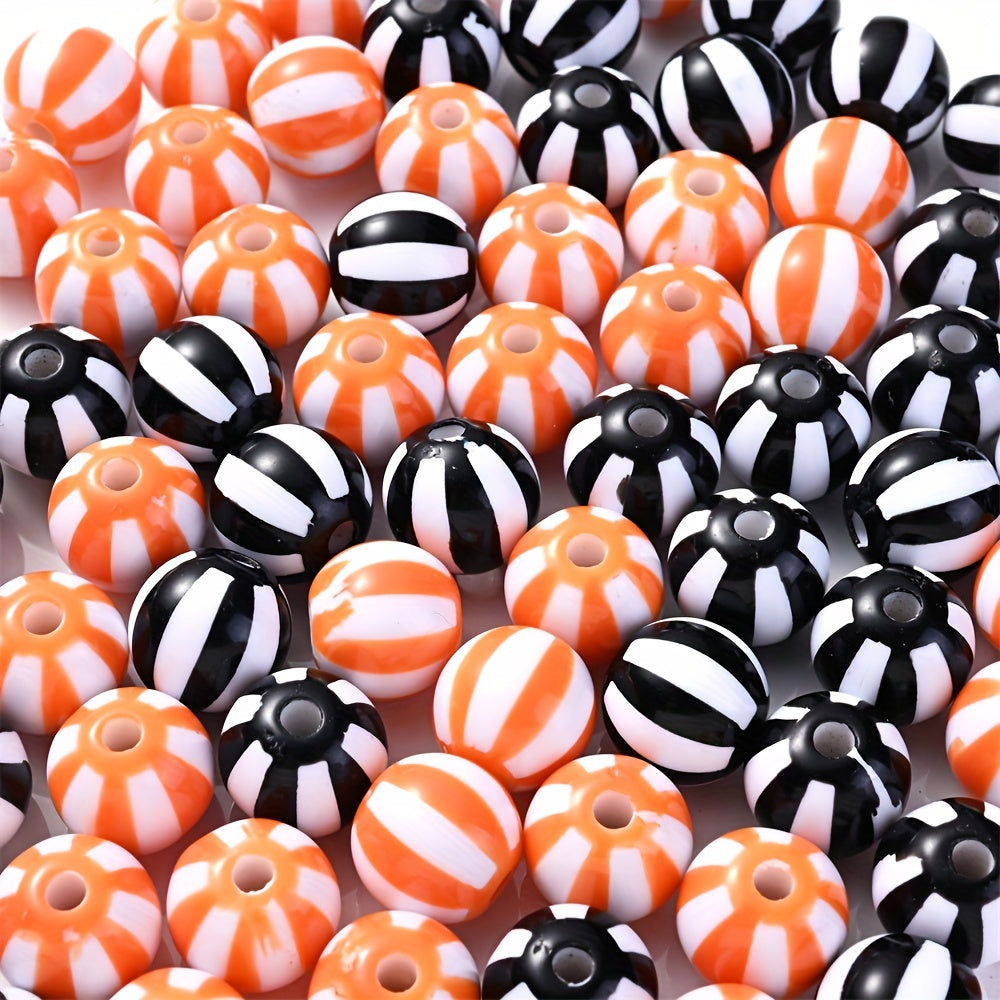 Halloween Mix Round Loose Spacer Beads