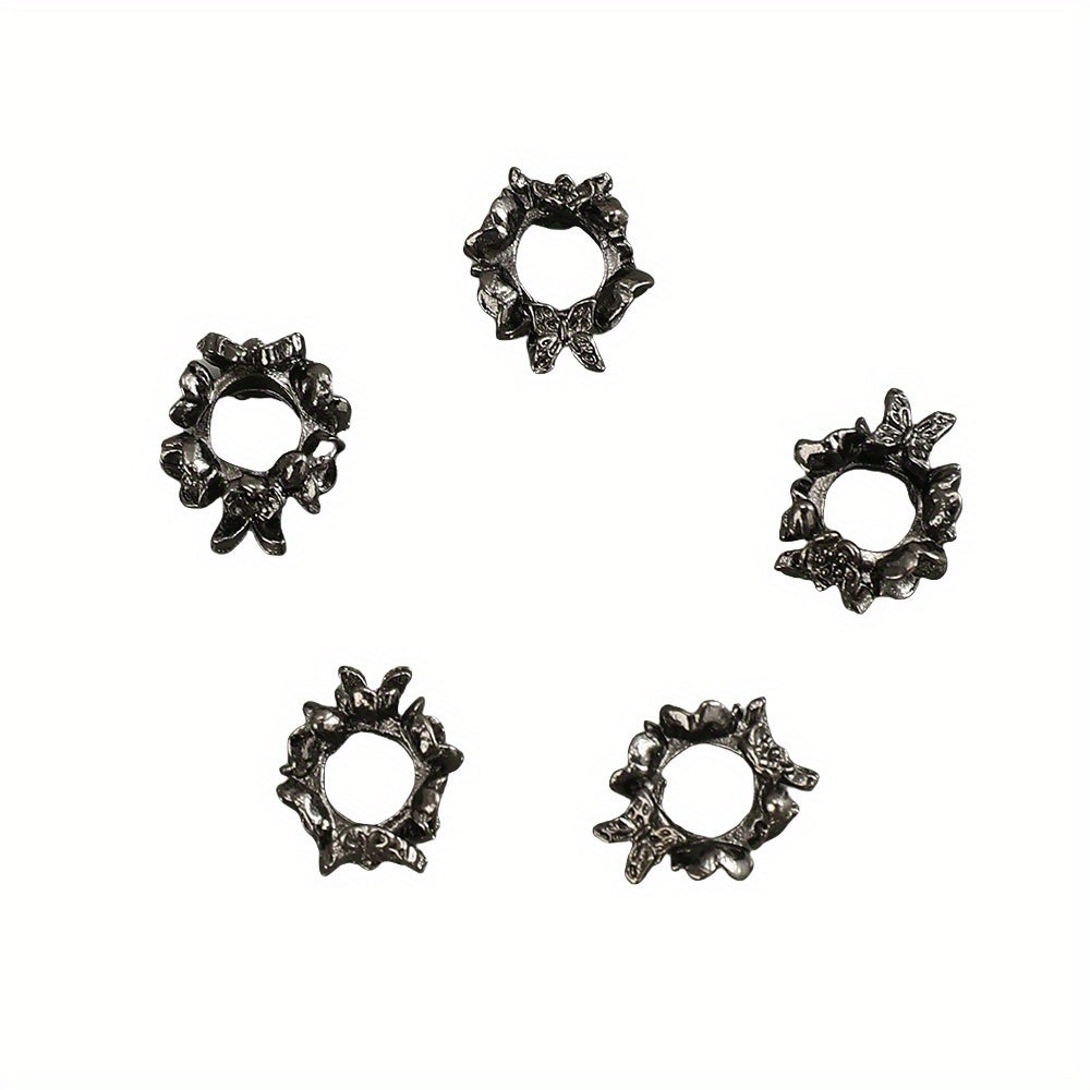 10x12mm Flower Alloy Spacer Beads