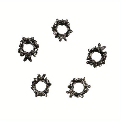 10x12mm Flower Alloy Spacer Beads